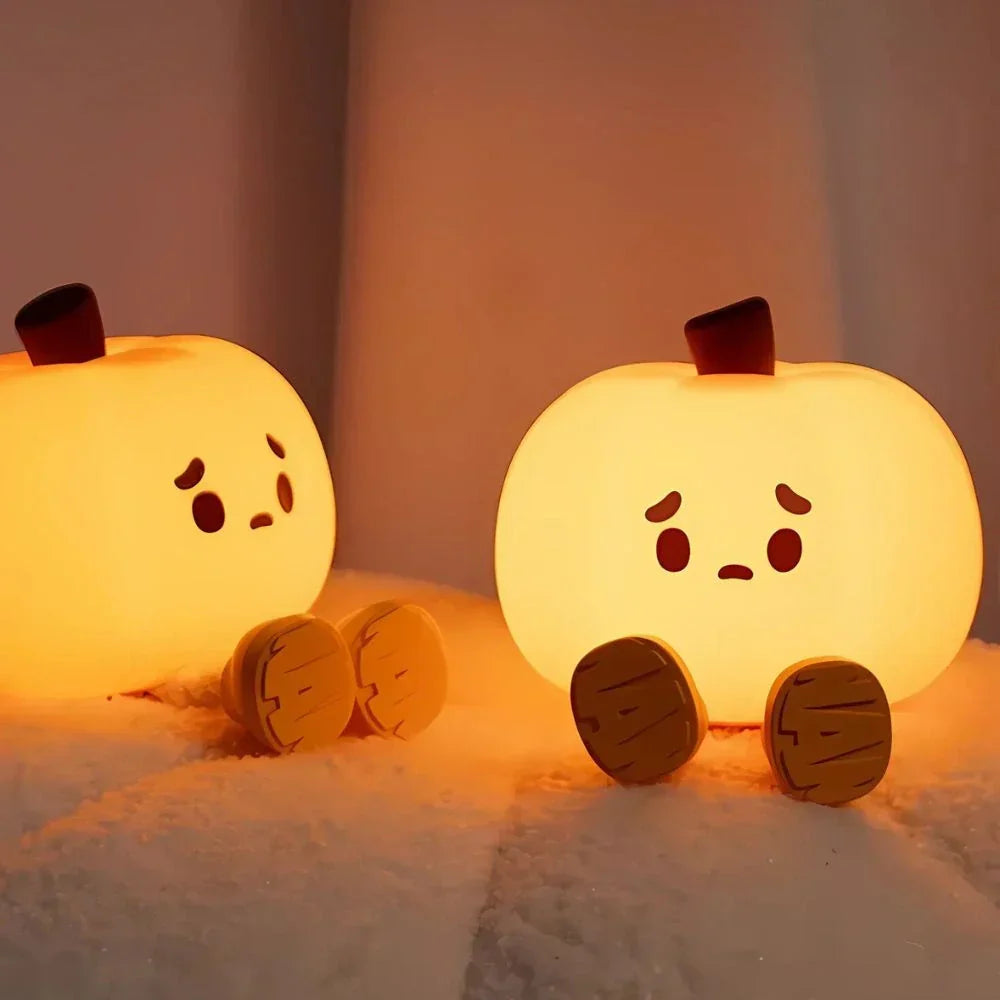 Schattig nachtlampje met figuurtje voor naast je bed, touchbediening, oplaadbare lamp