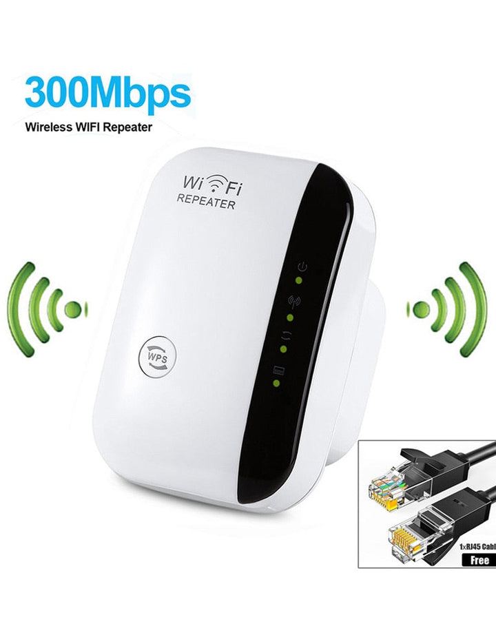 SignalMax - Draadloze WiFi Versterker & Range Extender voor Stabiel Internet Thuis & Kantoor