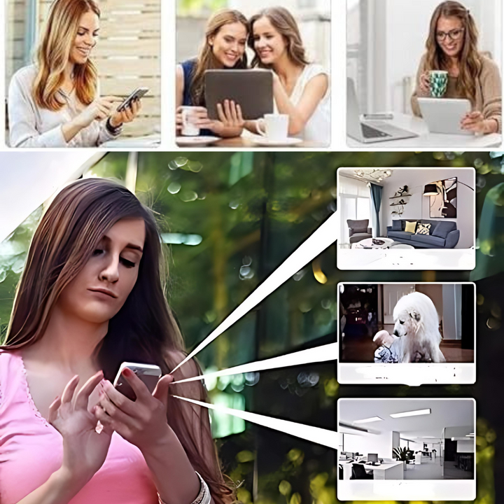 SafeGuard - Draadloze 1080P WiFi Beveiligingscamera met Slimme Appbediening voor Thuisveiligheid