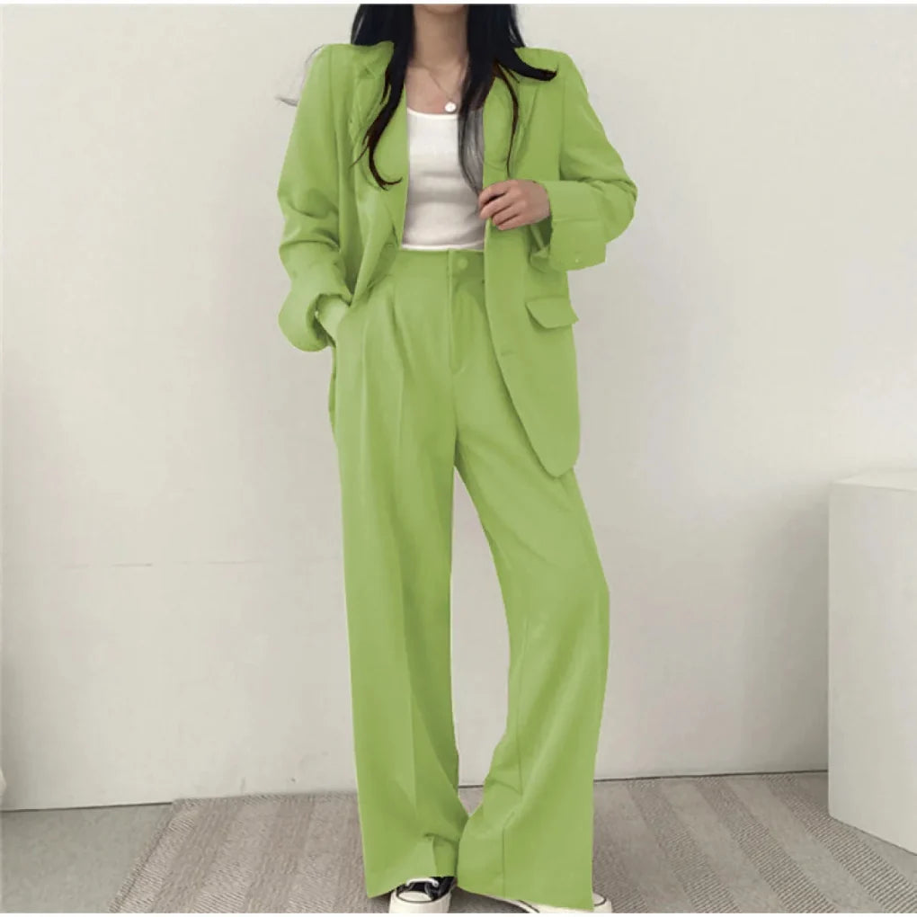 Tweedelige Blazer Set Dames