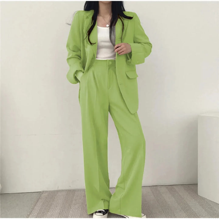 Tweedelige Blazer Set Dames