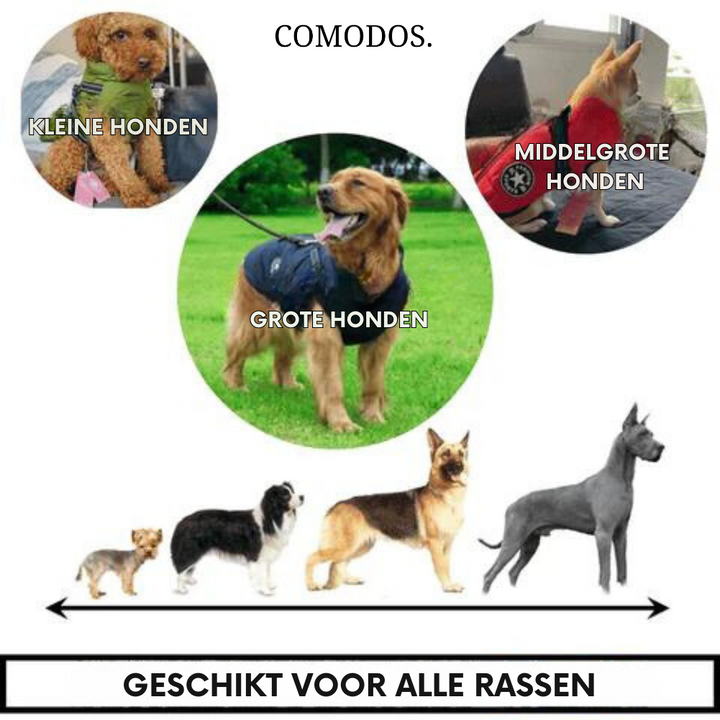 CozyPaw™ Waterdicht Harnasjack| Bescherm Uw Hond Tegen de Kou