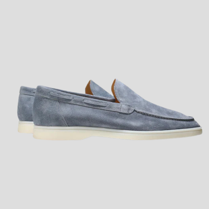 Suède loafers voor heren