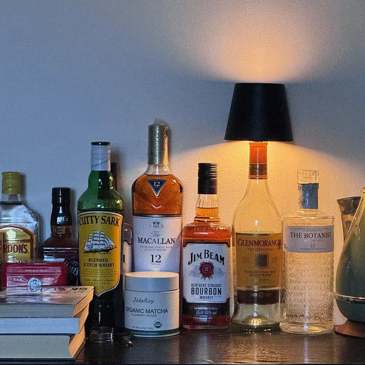 Flessenlamp-adapter, oplaadbare LED