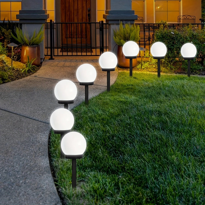 LED-solar tuinlampen – Bolvormige verlichting voor paden en tuinen