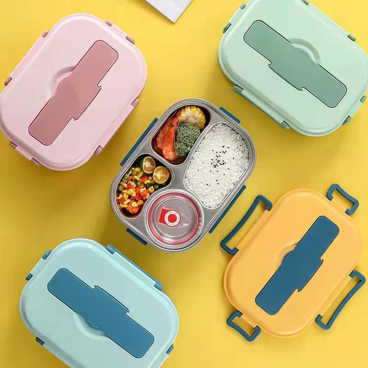 WarmBox - Thermische Bento Lunchbox van Roestvrij Staal met Compartimenten