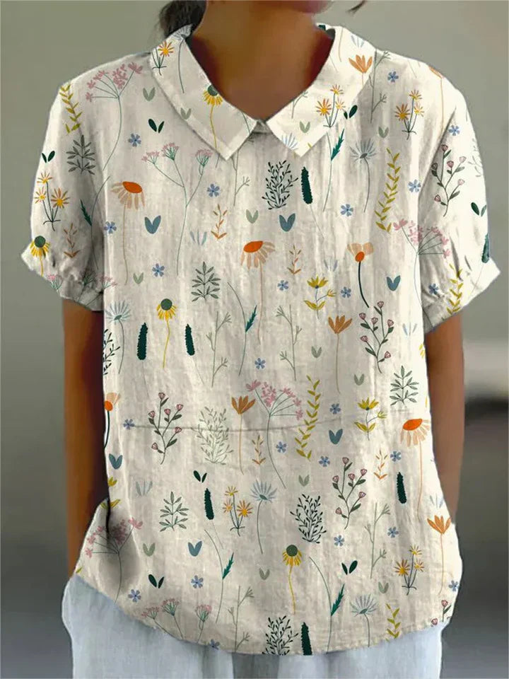 Romantische Wildflower dames Blouse