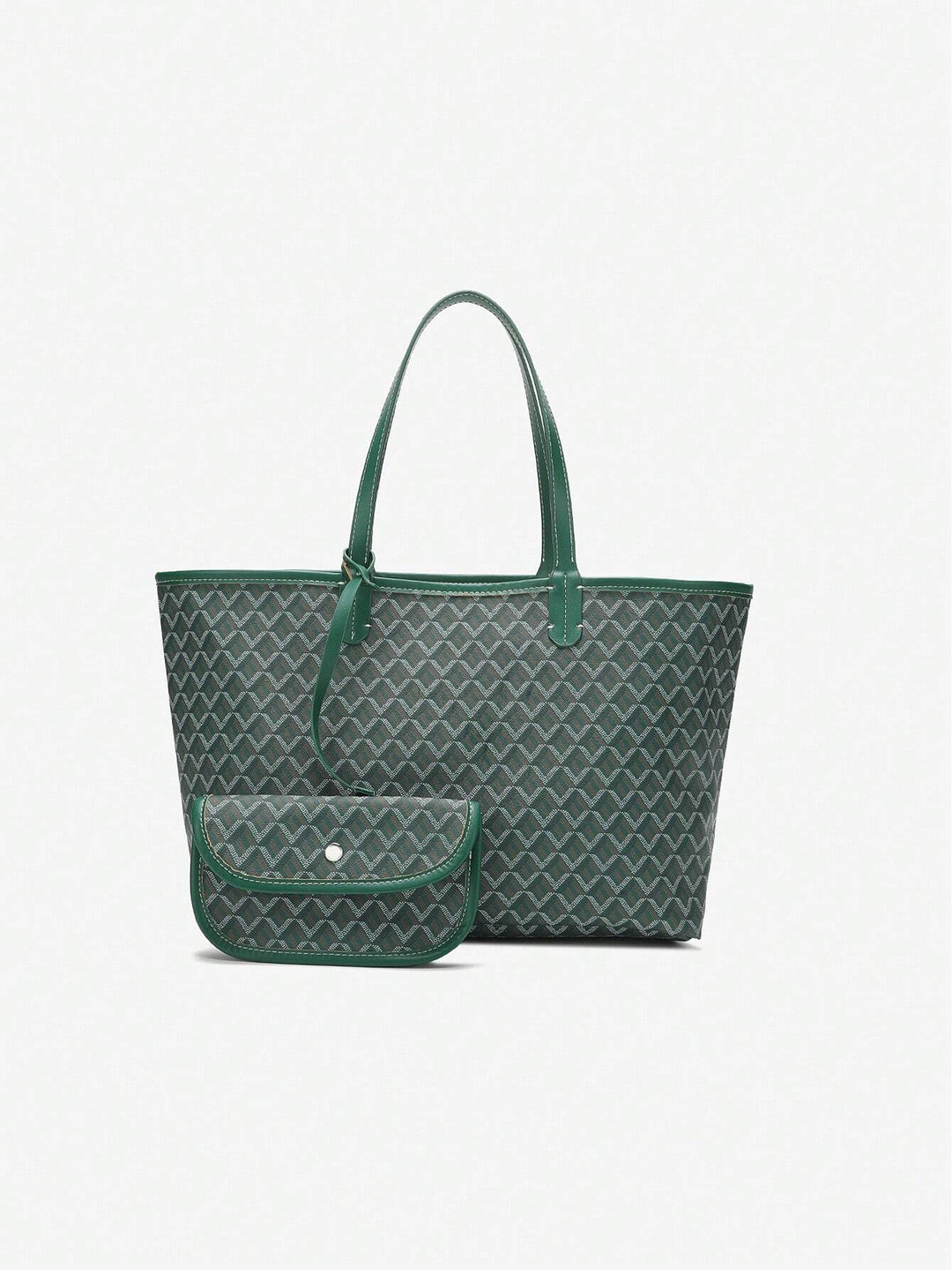 Casual Schoudertas van PVC voor Dames | Tote Bag | Grote Lichte Tas voor Studenten