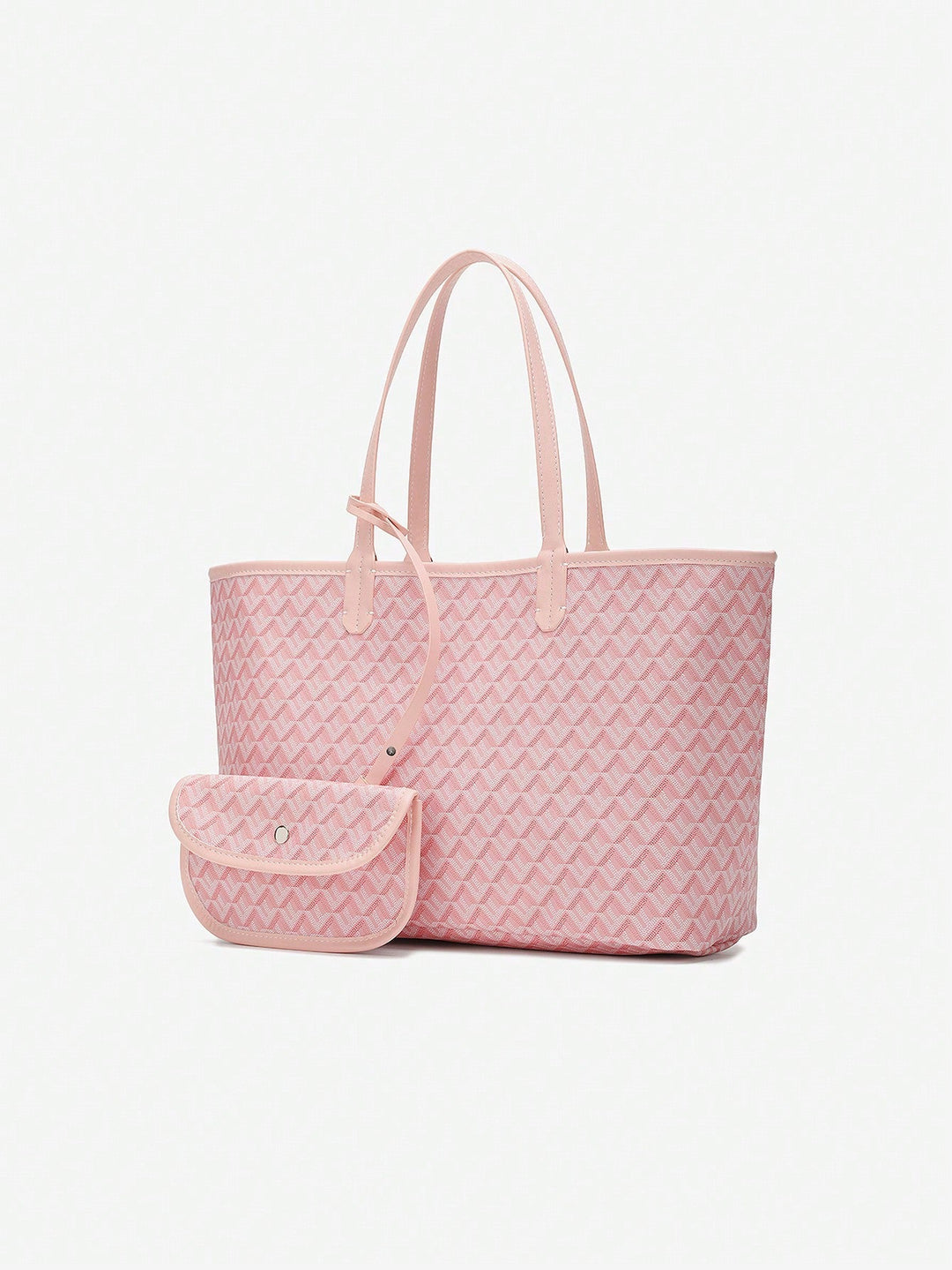Casual Schoudertas van PVC voor Dames | Tote Bag | Grote Lichte Tas voor Studenten