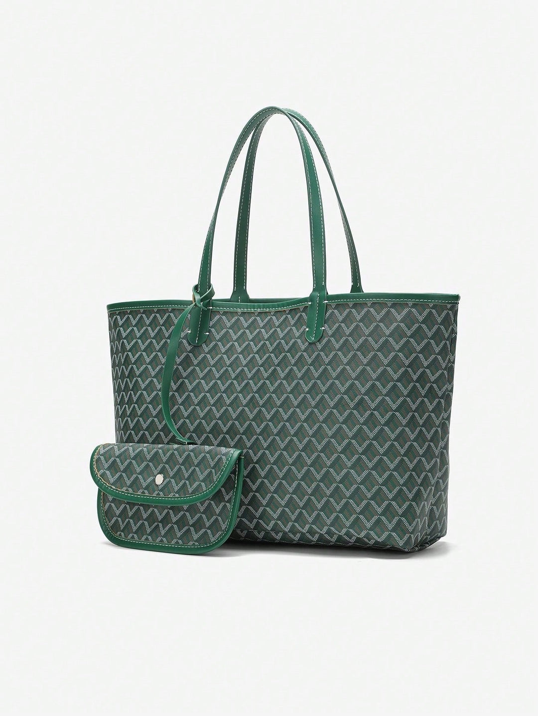Casual Schoudertas van PVC voor Dames | Tote Bag | Grote Lichte Tas voor Studenten