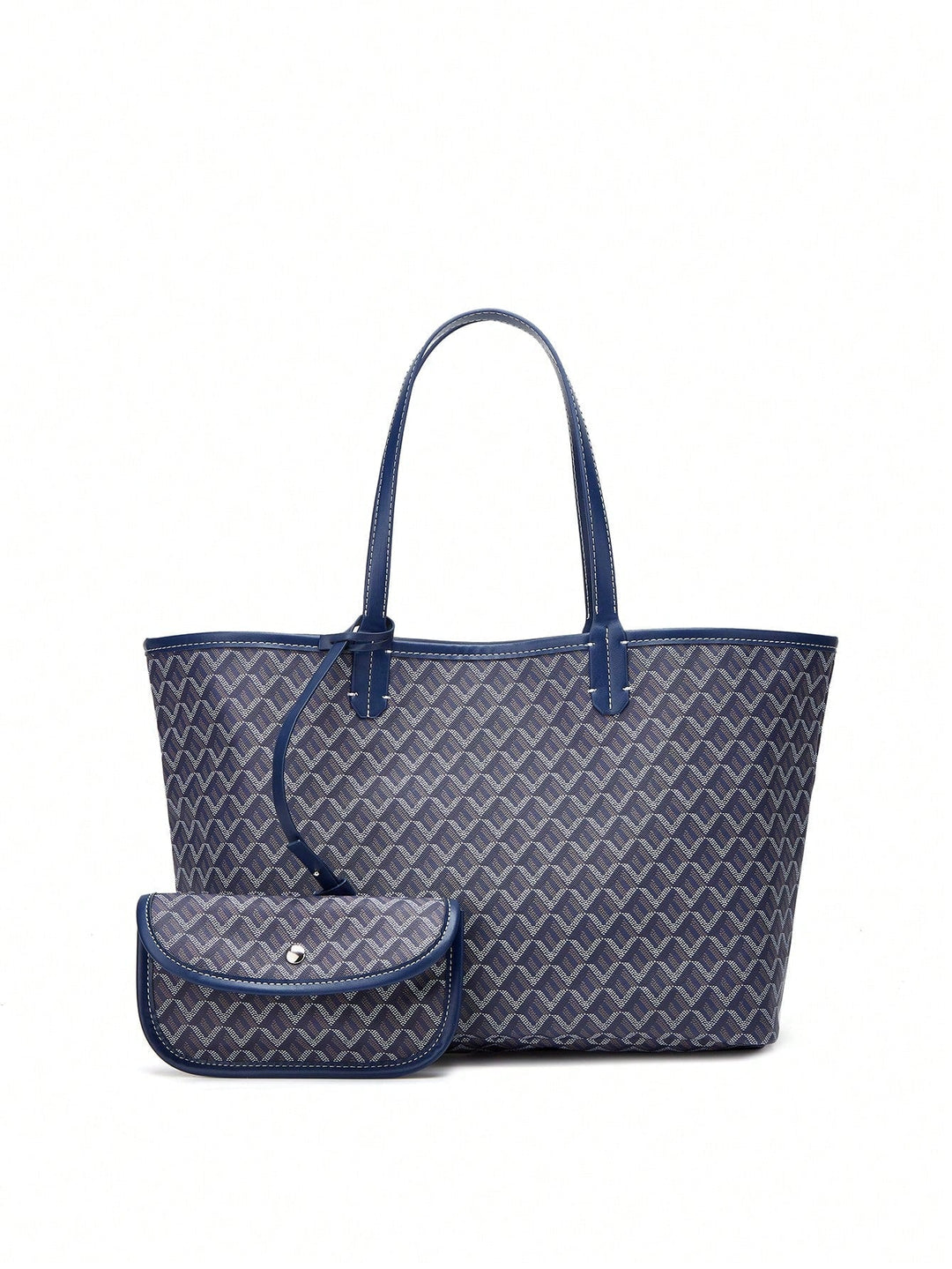 Casual Schoudertas van PVC voor Dames | Tote Bag | Grote Lichte Tas voor Studenten