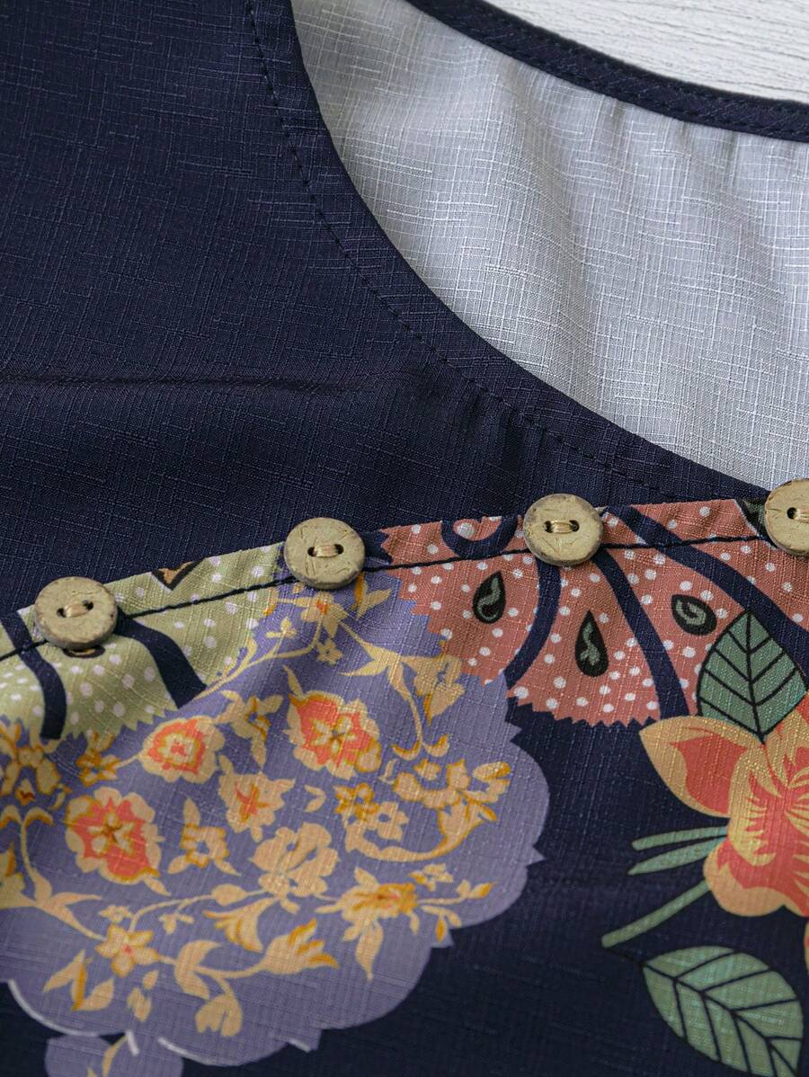 Rosana – Stijlvol Shirt met Korte Mouwen en Bloemenpatroon