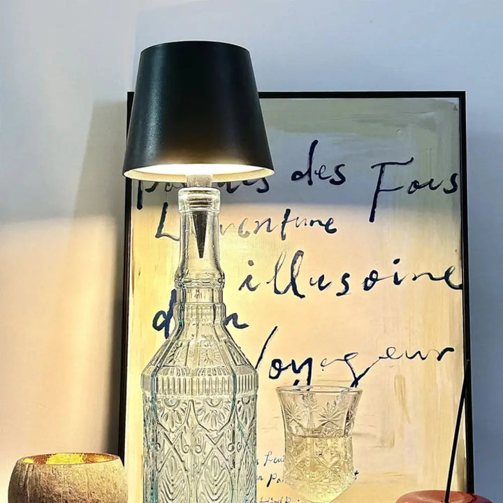 Flessenlamp-adapter, oplaadbare LED