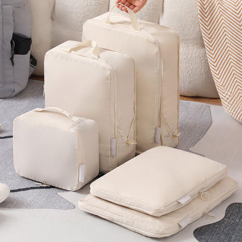 Set compressie-pakkubussen voor op reis – 6 organizertassen