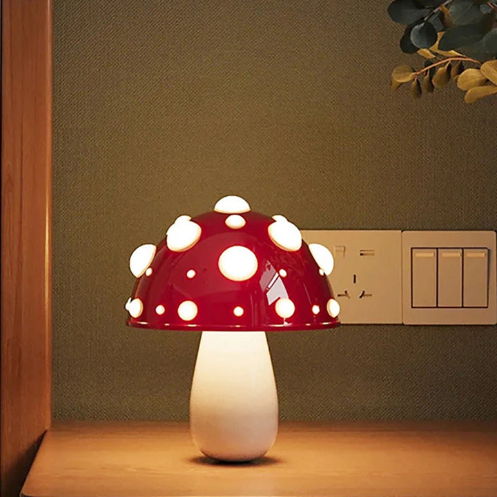 GlowShroom - LED Champignon Lampje, USB Oplaadbaar, Perfect Voor Slaapkamer