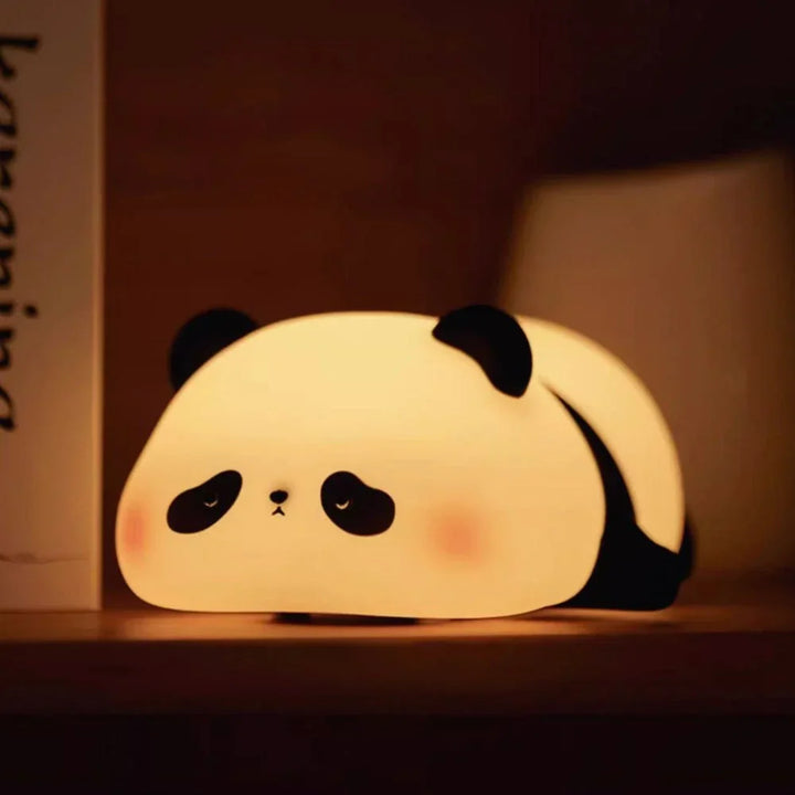 Schattige LED-nachtlamp, instelbare helderheid met slaaptimer