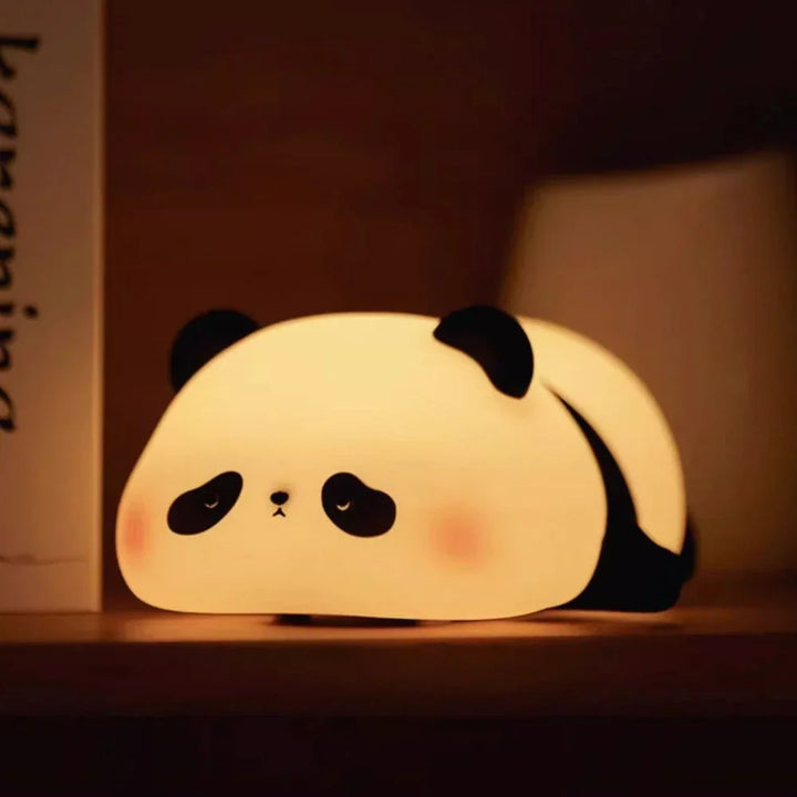 Schattig nachtlampje met figuurtje voor naast je bed, touchbediening, oplaadbare lamp