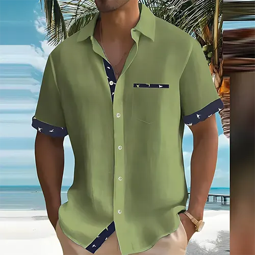 Zomerhemd met Korte Mouwen voor Heren