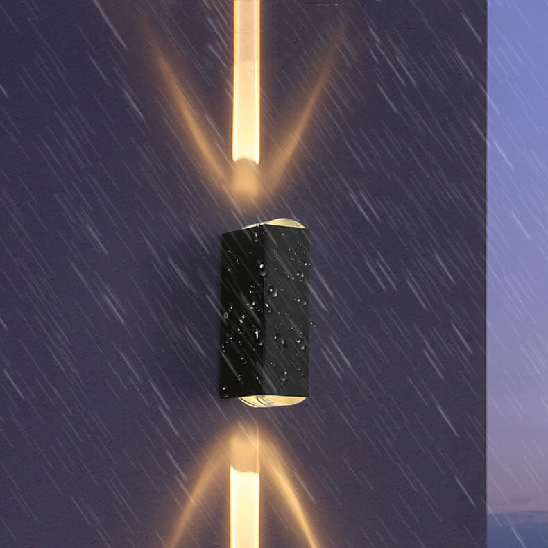 Waterdichte led-wandlamp voor buiten modern gebruik op patio en in de tuin