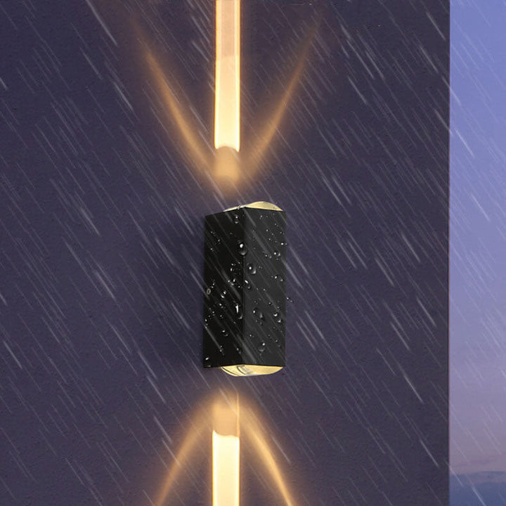 Waterdichte led-wandlamp voor buiten modern gebruik op patio en in de tuin