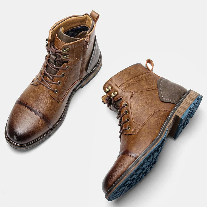 Vintage leren herenboots - Orion