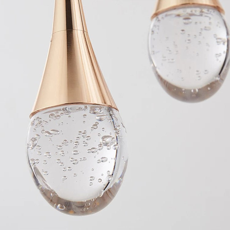 Glazen hanglamp met warm licht - Vetra