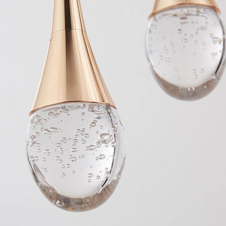 Glazen hanglamp met warm licht - Vetra