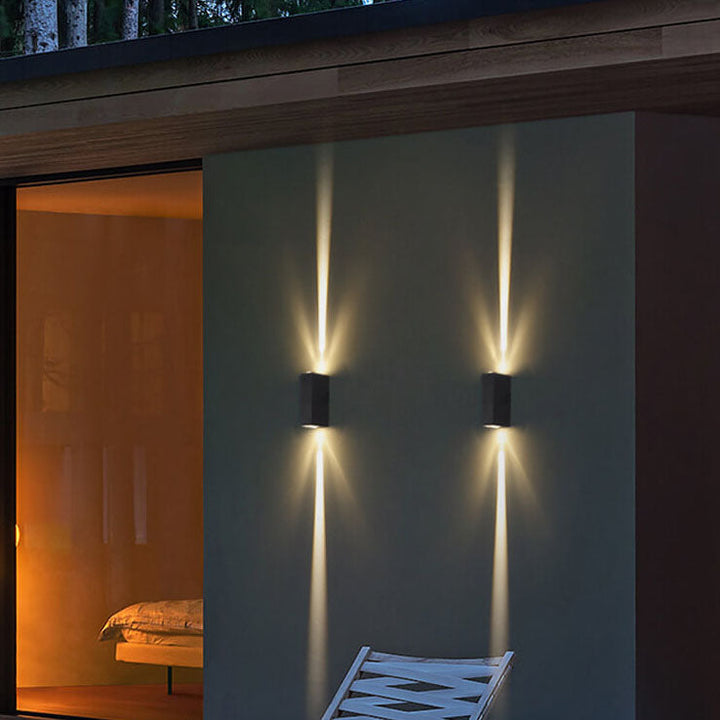 Waterdichte led-wandlamp voor buiten modern gebruik op patio en in de tuin