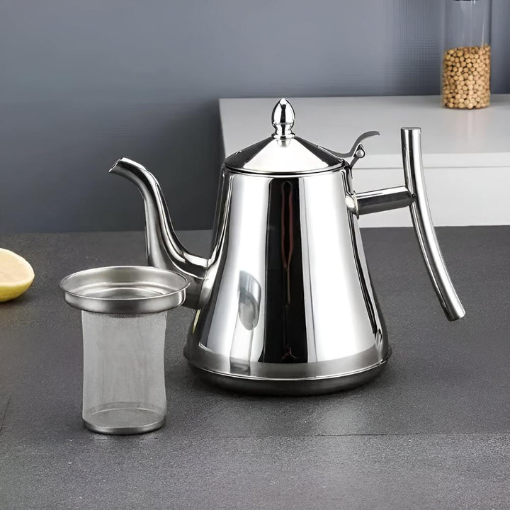 RVS Waterkoker met Ingebouwd Filter en Ergonomisch Ontwerp