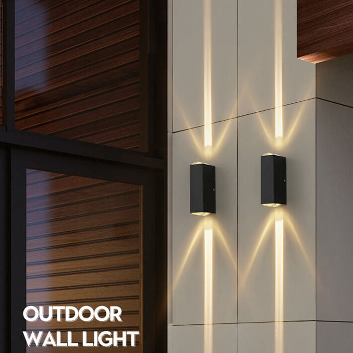 Waterdichte led-wandlamp voor buiten modern gebruik op patio en in de tuin