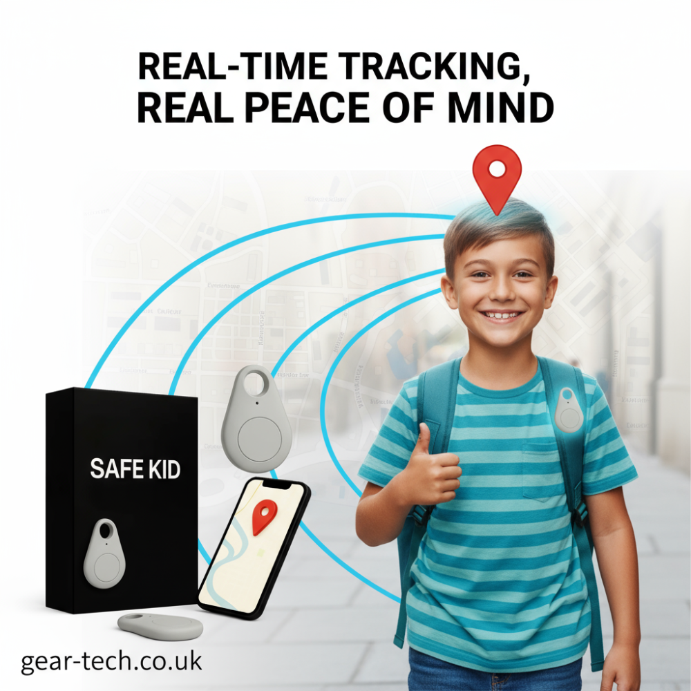 Locatietracker voor kinderen, realtime GPS & waterdicht ontwerp