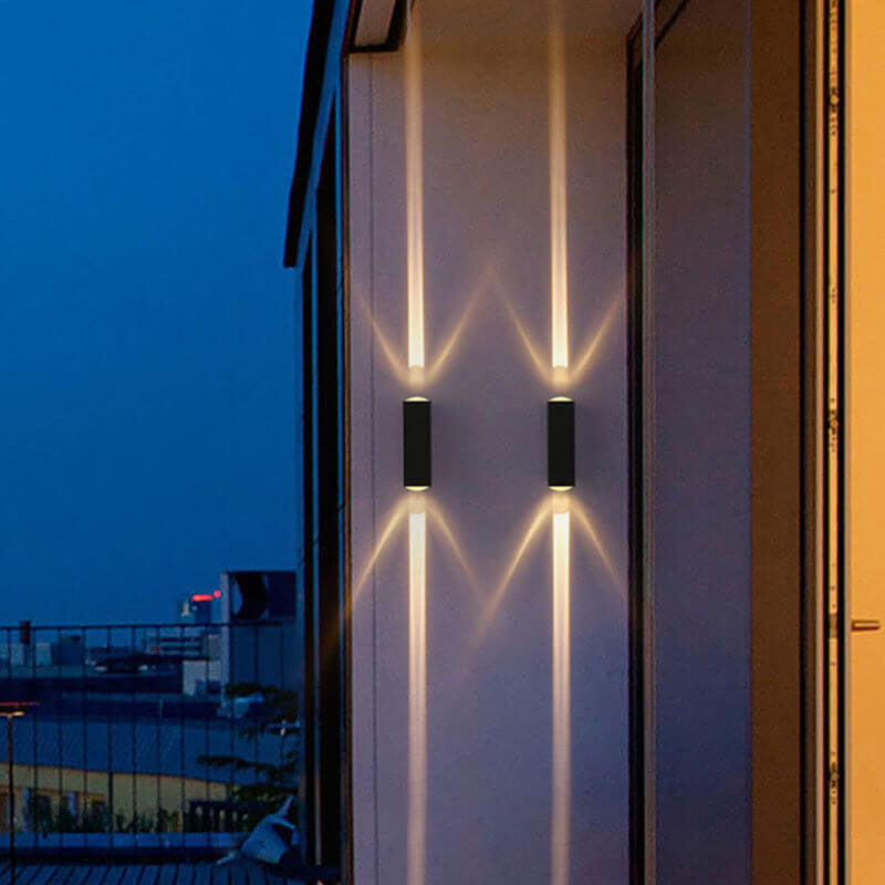 Waterdichte led-wandlamp voor buiten modern gebruik op patio en in de tuin