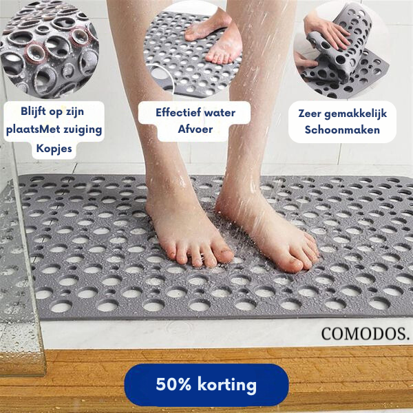 SlipFree™ Comfort Mat | Voorkomt uitglijden, zorgt voor hygiëne, bevordert de veiligheid