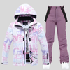 Dames Ski-outfitset functioneel winterontwerp