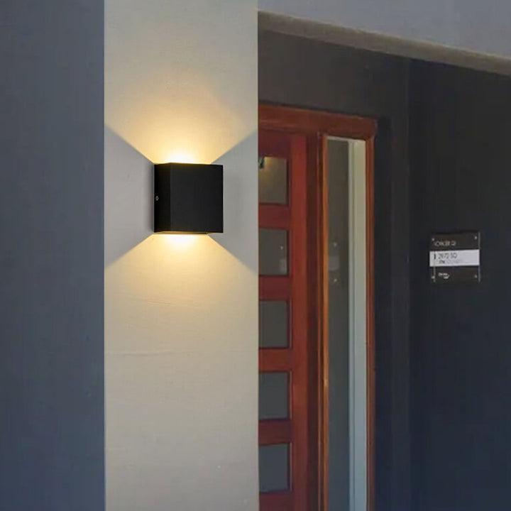 Wandlamp met bewegingssensor, verstelbare led-buitenverlichting