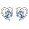 Poot en Hart Oorbellen met Zirconia