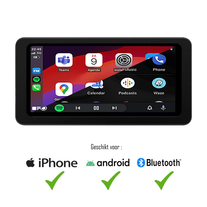 CarPlay voor Motorfiets | CarPlay & Android Auto | Bluetooth | M6 Pro