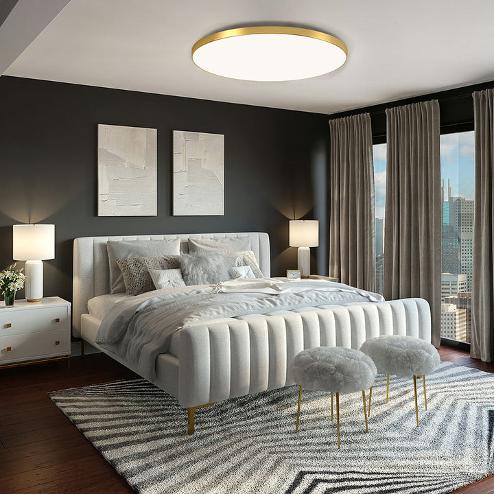 Moderne ronde LED-plafondlamp, heldere opbouwverlichting voor binnen