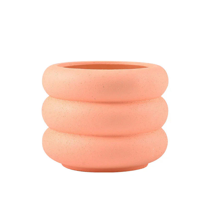 BubbleNest - Moderne Keramische Succulenten Pot met Speels Bubbel Design