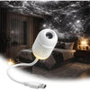 Projectielamp met sterrenhemel-dia’s, touchbediening en USB
