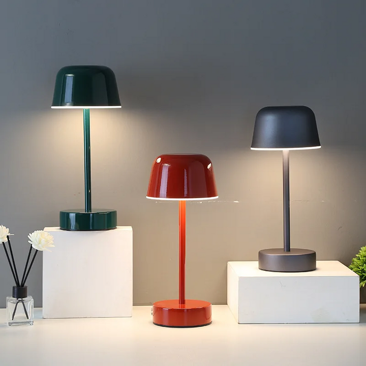 LumiGlow - Draadloze Dimbare Tafellamp met Warme & Witte Lichtinstellingen