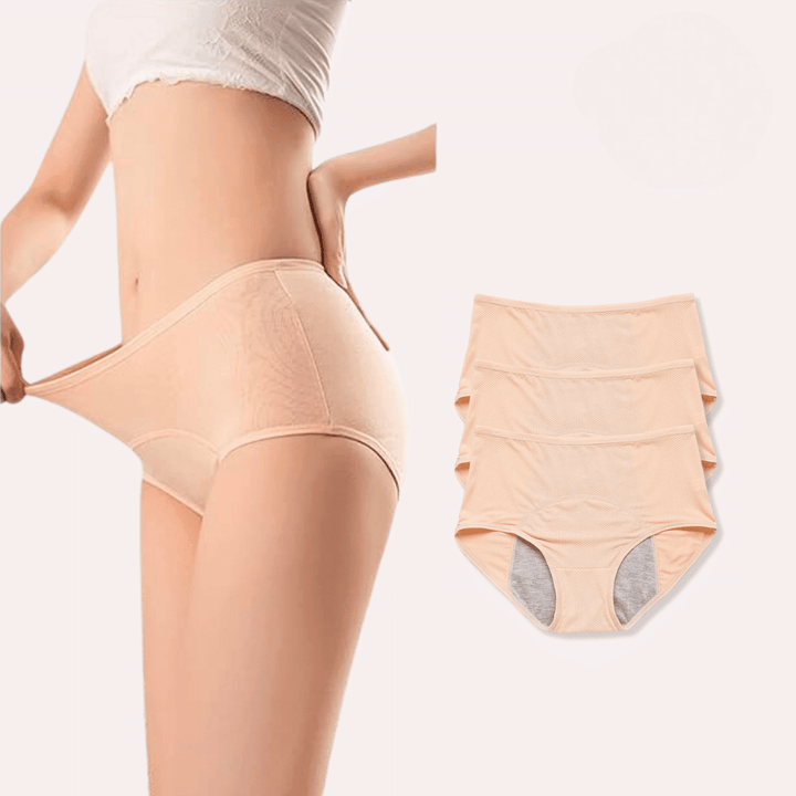 3 stuks - Lekvrij menstruatie ondergoed - Zaida