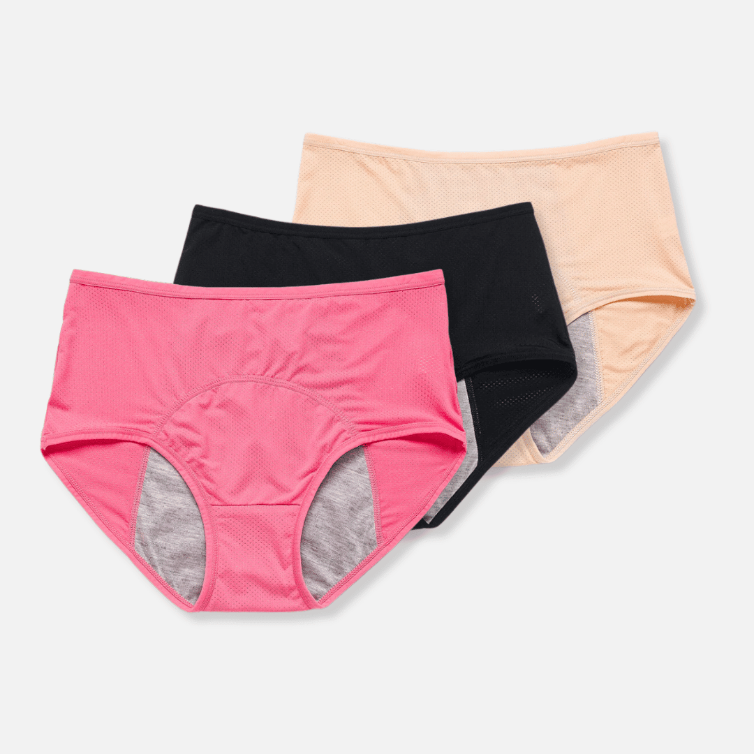 3 stuks - Lekvrij menstruatie ondergoed - Zaida
