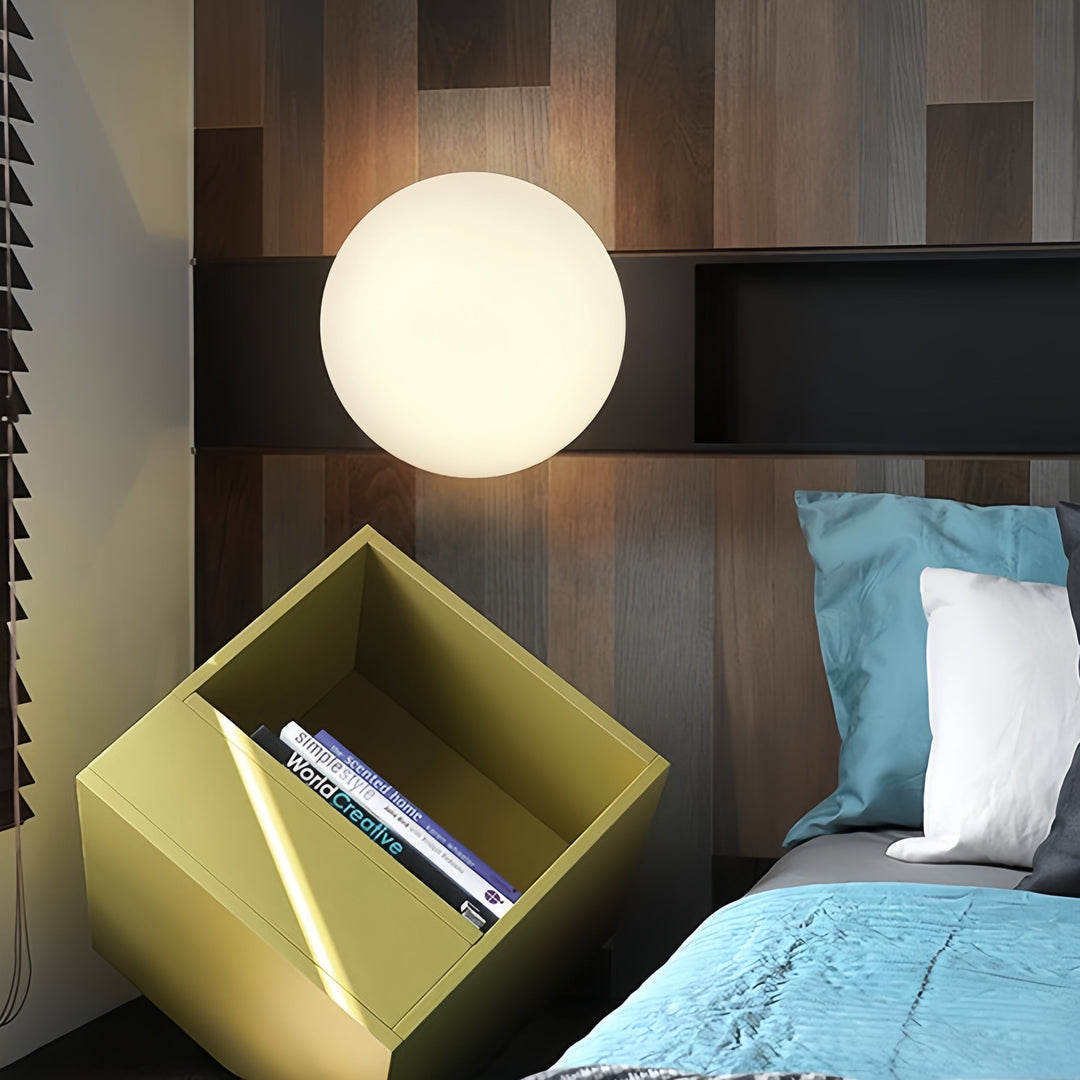 Eigentijdse bubbel-plafondlamp, ronde opbouwuitvoering
