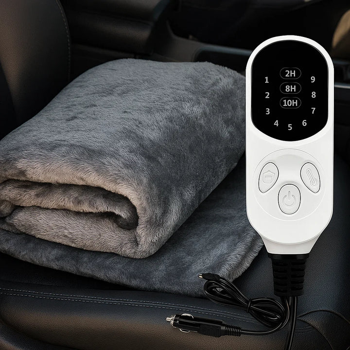 Elektrische autodeken 12V met timer en negen standen