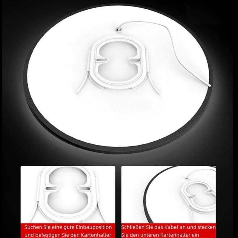 Slanke ronde plafondlamp heldere opbouwlamp voor badkamers &amp; balkons