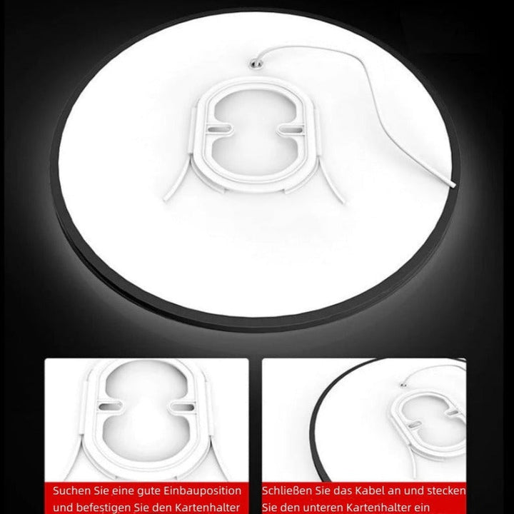 Slanke ronde plafondlamp heldere opbouwlamp voor badkamers &amp; balkons