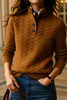 Arden kasjmier vest met knopen