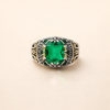 Zachte gemengde gouden ring met verfijnde details