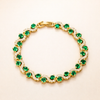 Verfijnde gouden armband met een delicate schakel